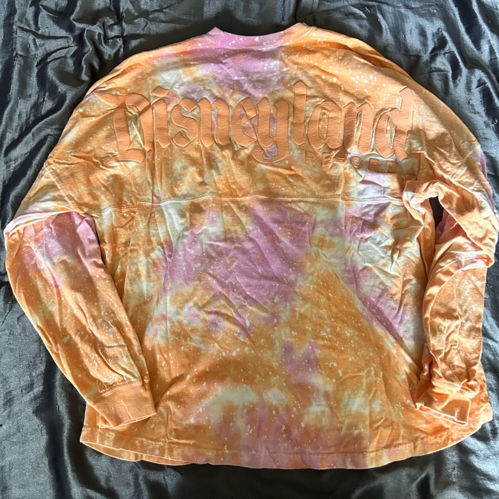Disney Tie-Dye Long Sleeve Tee - Pink & Orange